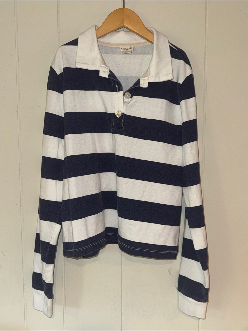Crewcuts Cream And White Knit Top